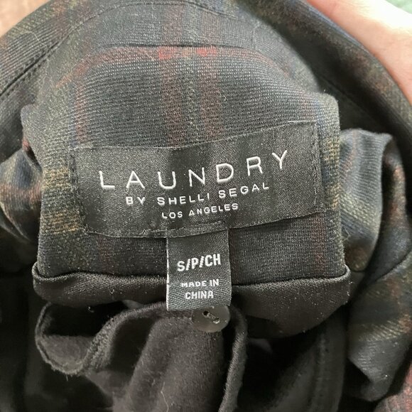 Laundry by Shelli Segal Blazer Womens S Plaid Hooded Two-fer - Picture 10 of 14